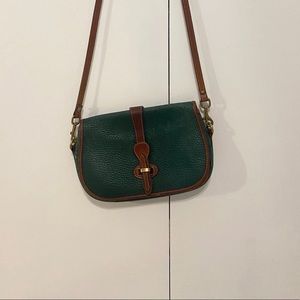Dooney & Burke Vintage Fir Green Crossbody Purse